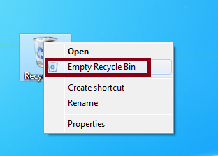 Empty The Recycle Bin