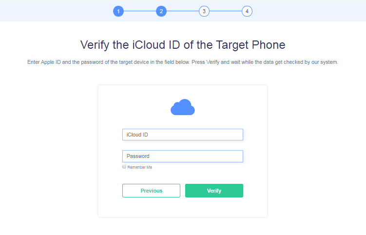 iCloud credentials