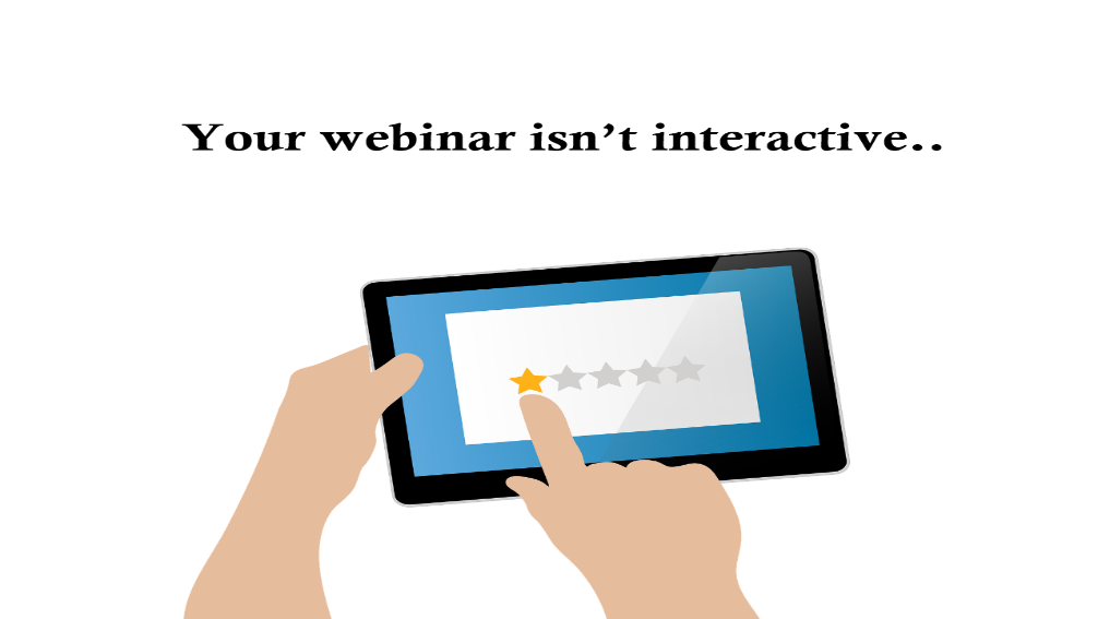 What elements make for a bad webinar?