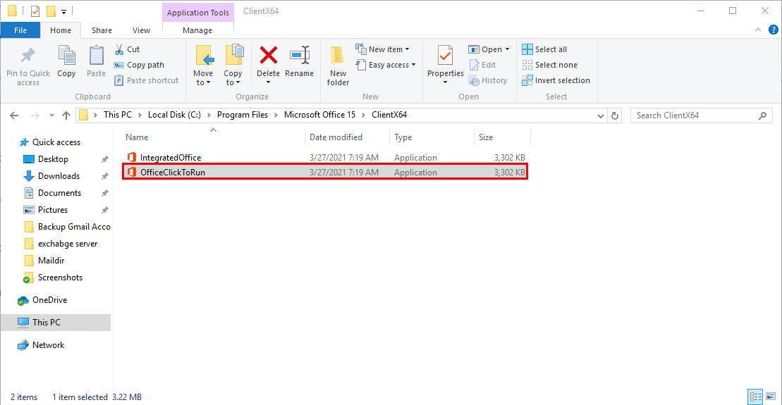 uninstall and reinstall outlook in office 365
