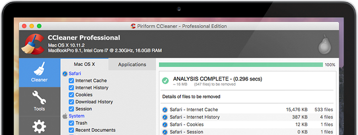 CCleaner for Mac