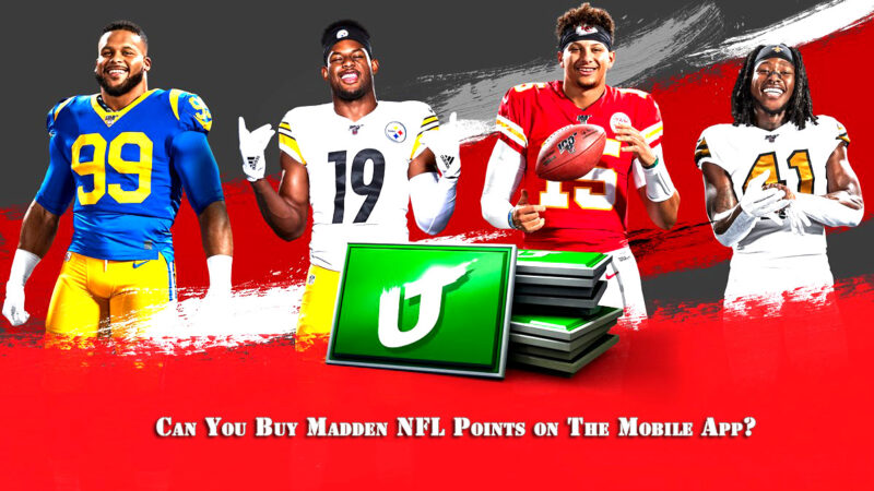 Can you buy Madden NFL Points And MUT Coins on the Mobile app?