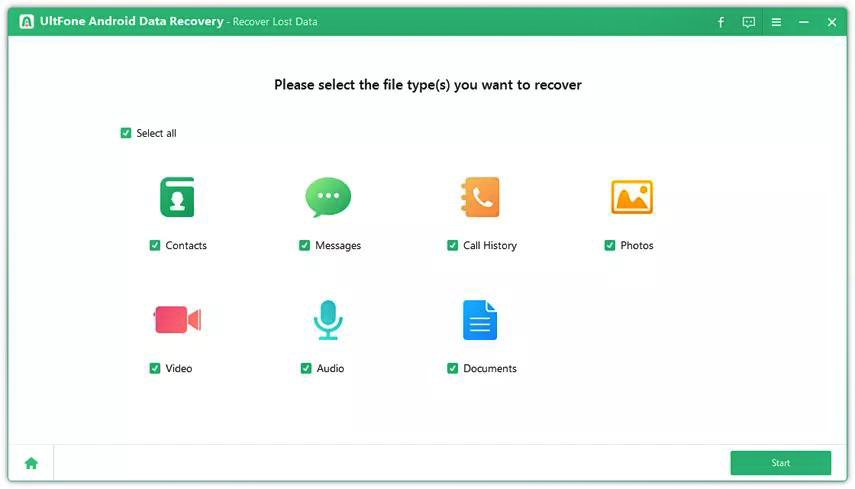 UltFone Android Data Recovery