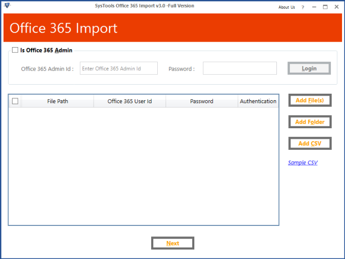 Import PST File
