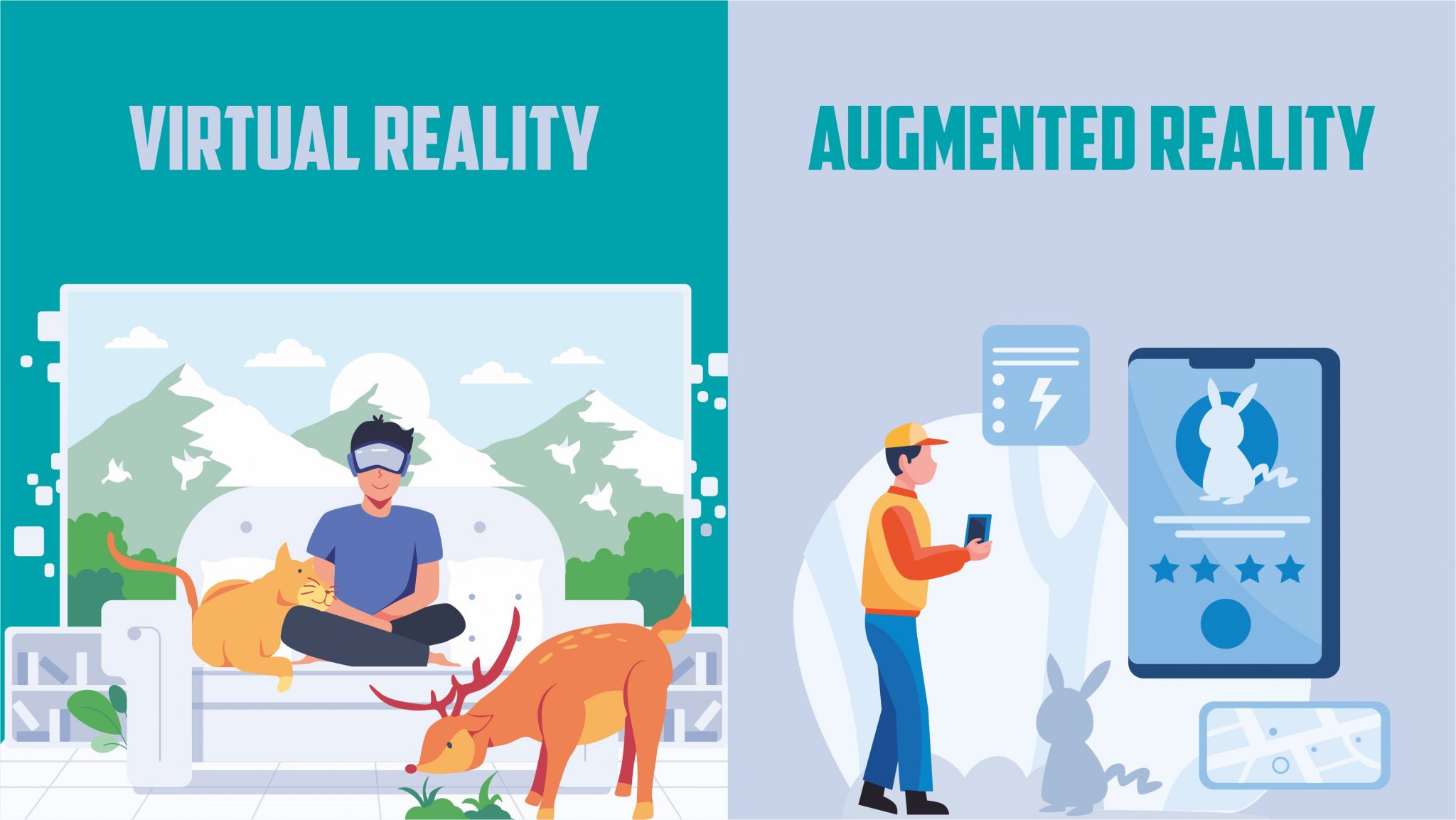 Want to know the difference between AR and VR? Technonguide