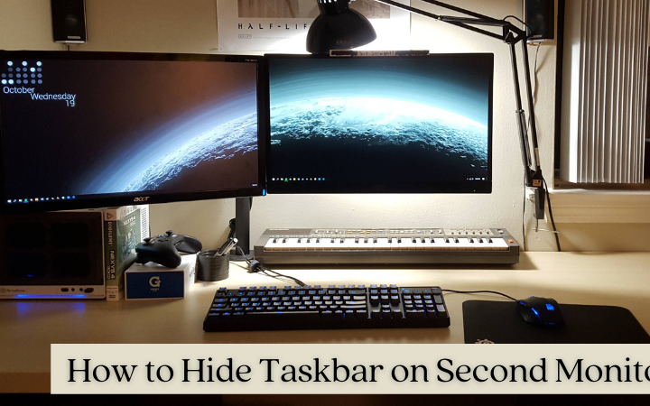 How to hide taskbar on second monitor – Simple guide