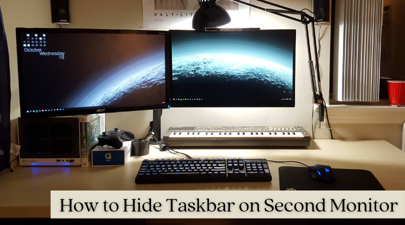How to hide taskbar on second monitor – Simple guide