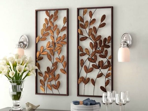 4 Ways to use metal as a wall decor piece   