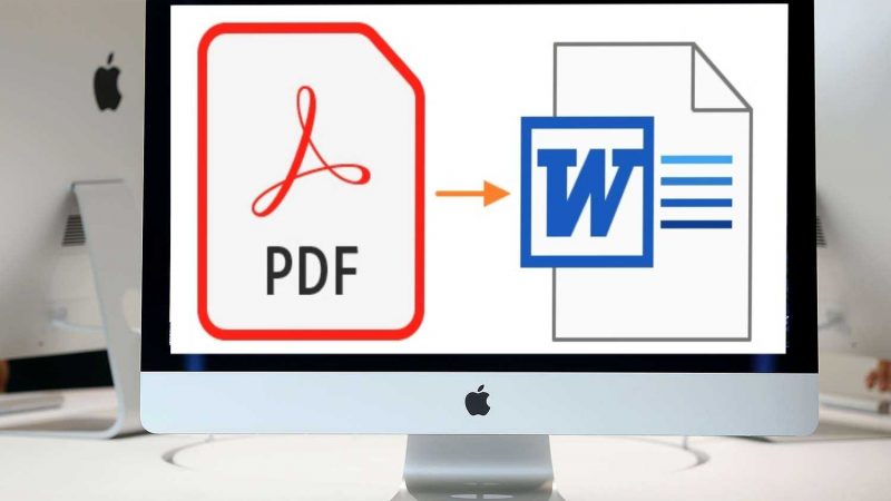 How To Convert PDF To Word on Mac 2021-22