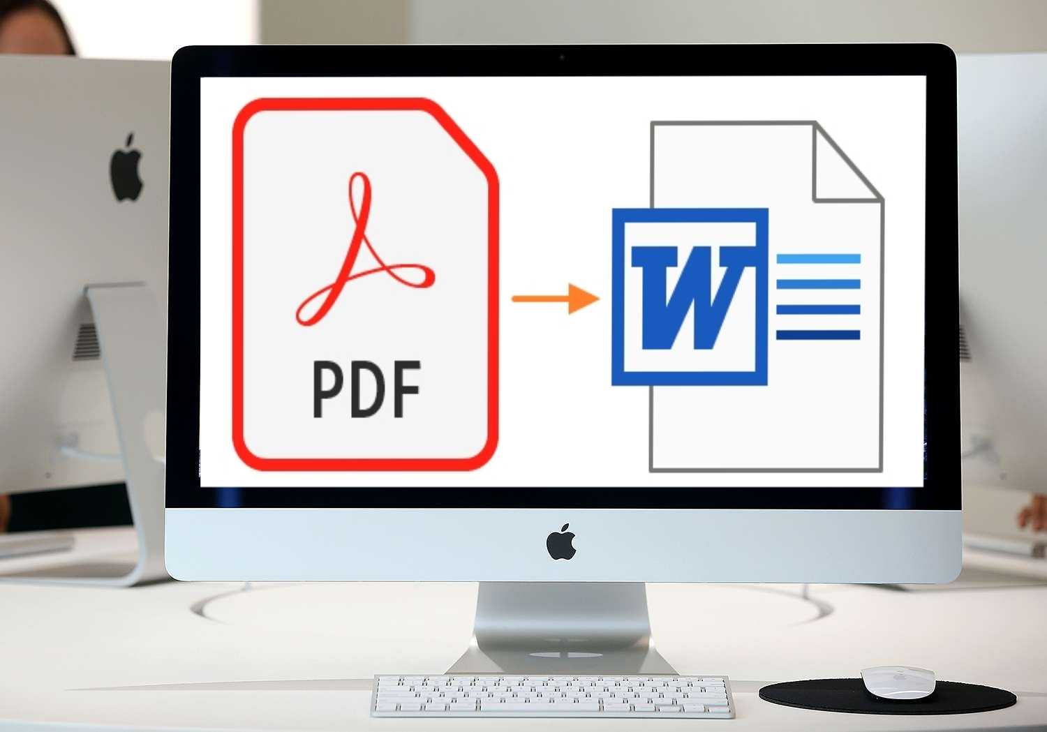 how to convert pdf to word in mac