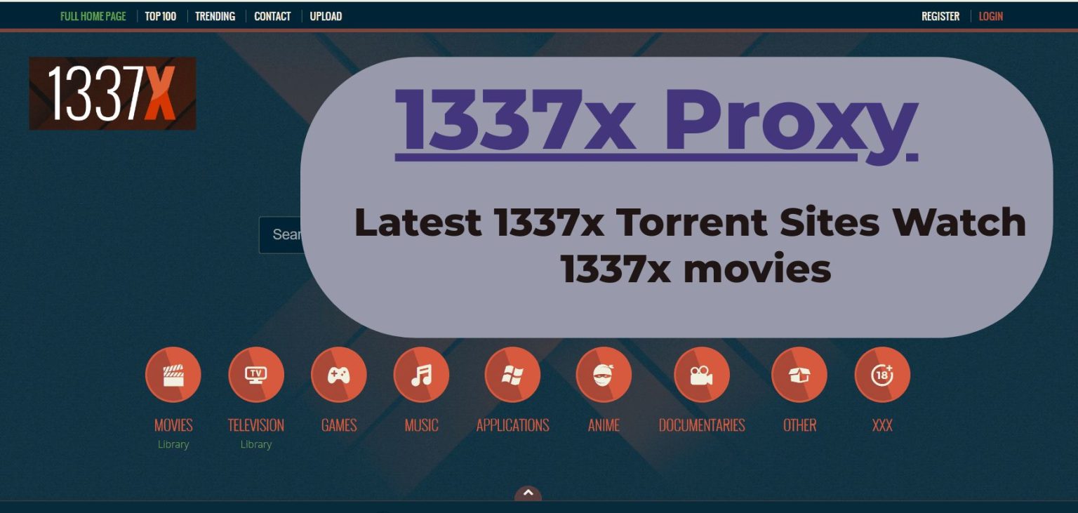 1337x Proxy | 1337x Proxy/Mirrors Torrent list Unblock 1337x.to