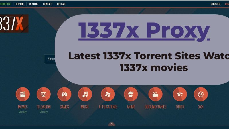 1337x Proxy : 1337x Torrent Sites Watch Latest 1337x movies