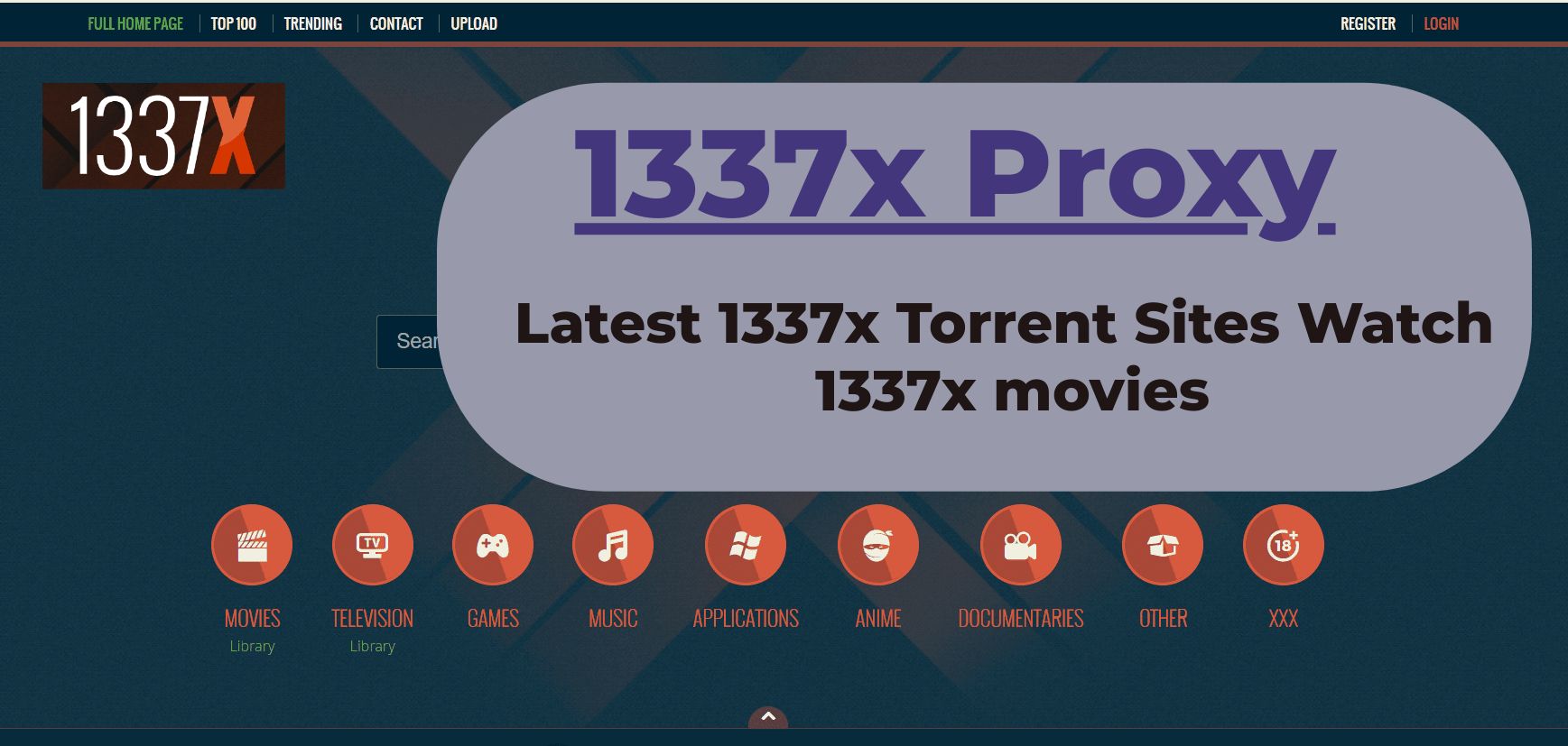 1337x Proxy : 1337x Torrent Sites Watch Latest 1337x movies