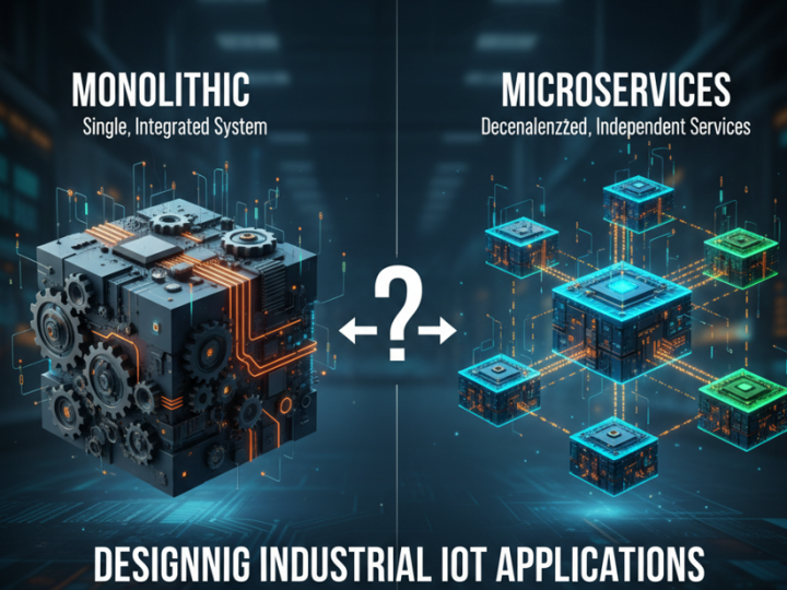 Designing Industrial IoT Applications: Choosing Between Monolithic and Microservices Architectures