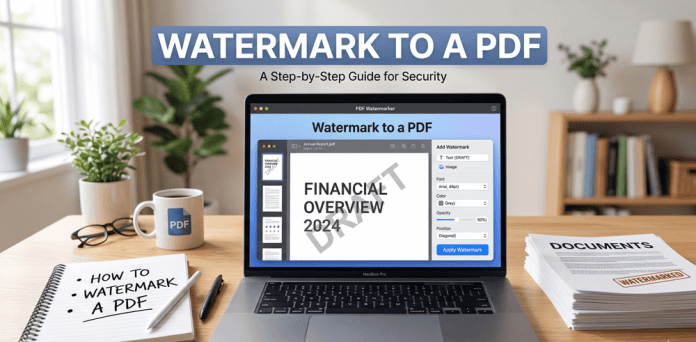 Watermark to PDF: Step-by-Step Guide Tutorial on adding watermarks to PDFs for security and branding purposes.
