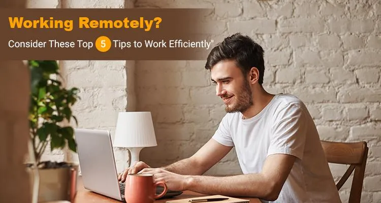 Working Remotely? Consider These Top 5 Tips to Work Efficiently