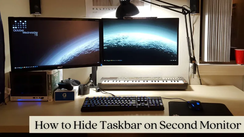 How to hide taskbar on second monitor – Simple guide