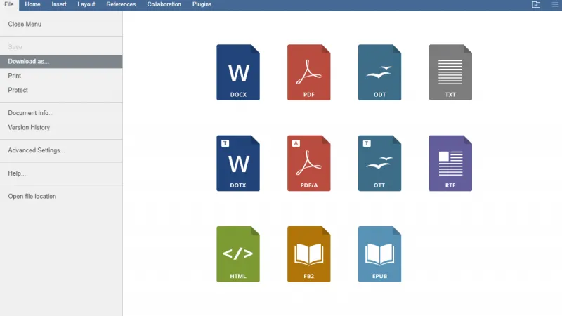 How to create an e-book with ONLYOFFICE Docs