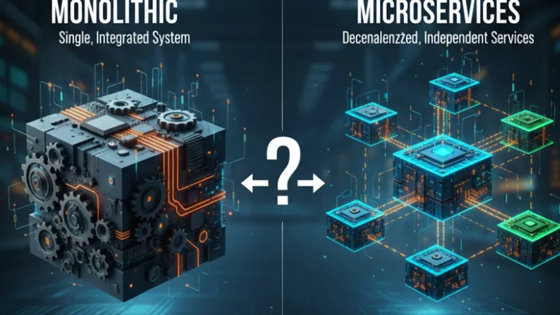 Designing Industrial IoT Applications: Choosing Between Monolithic and Microservices Architectures